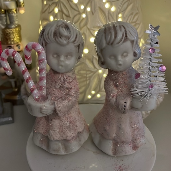 Handmade Choir Children Holiday Upcycle Candy Cane Christmas Tree Decor - Picture 5 of 8